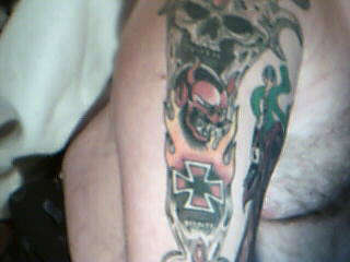 Devil and Demon skull tattoo