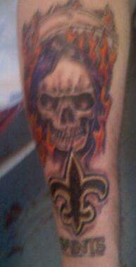 saints tattoo