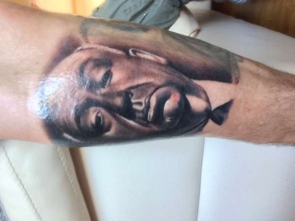 Alfred Hitchcock tattoo