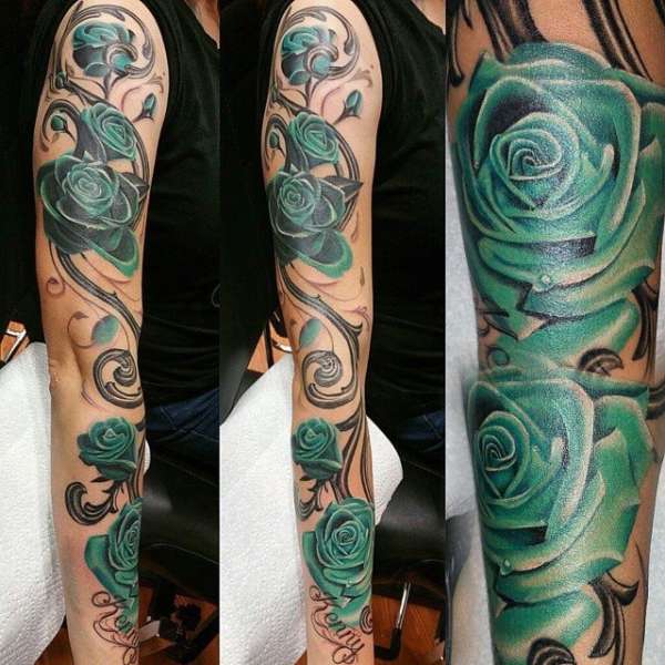 Cover-up / sleeve tattoo