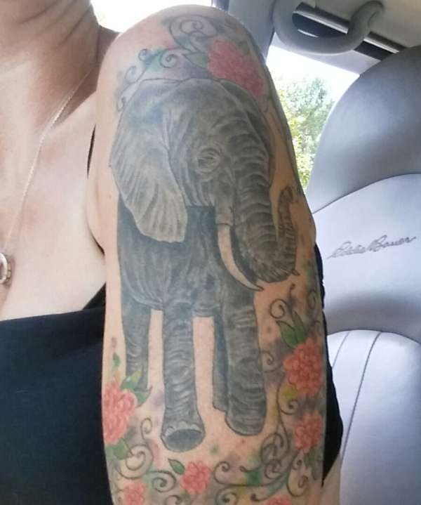 Elephant tattoo