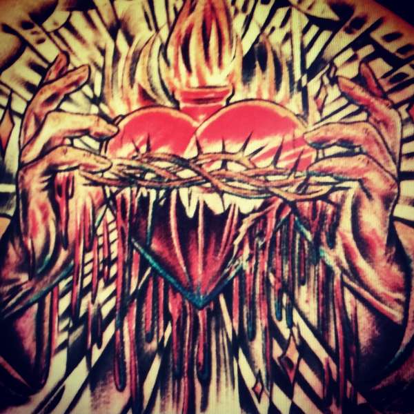 Heart tattoo by Steve'O tattoo