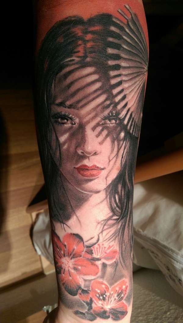 Japanese Geisha tattoo