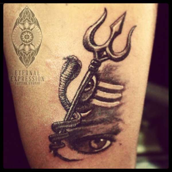 Lord shiva tattoo by Veer Hegde Bangalore india tattoo