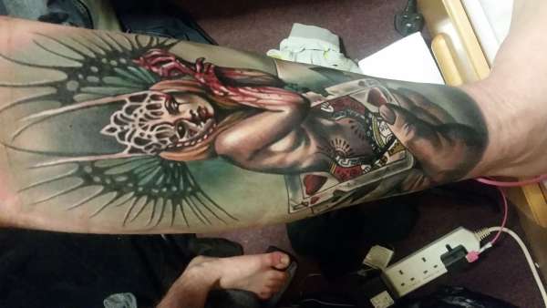 Queen of Hearts tattoo