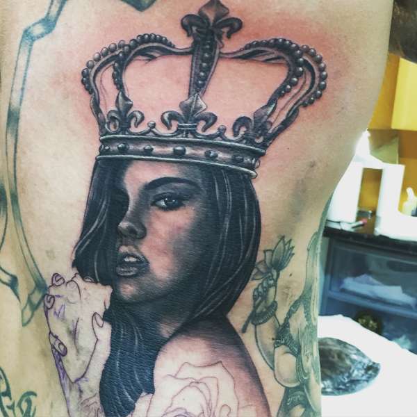 Queen of hearts tattoo