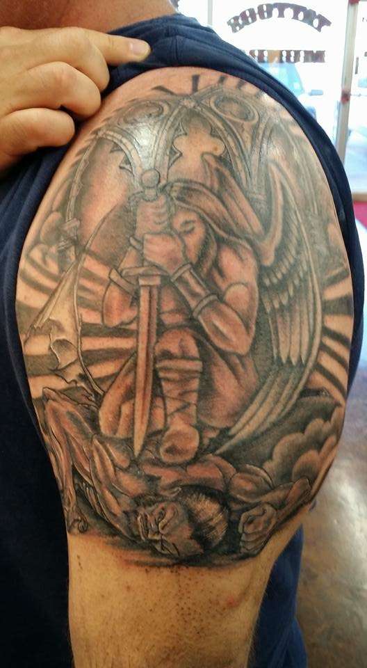 St Michael tattoo