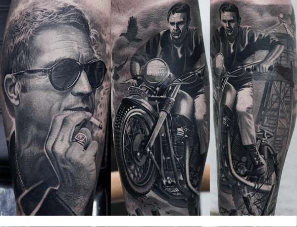 Steve McQueen take 2 tattoo