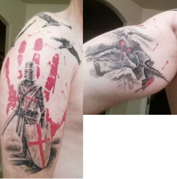 Stop your Waring Crusades! tattoo