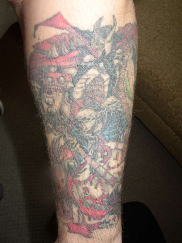 Spawn (left forearm) tattoo