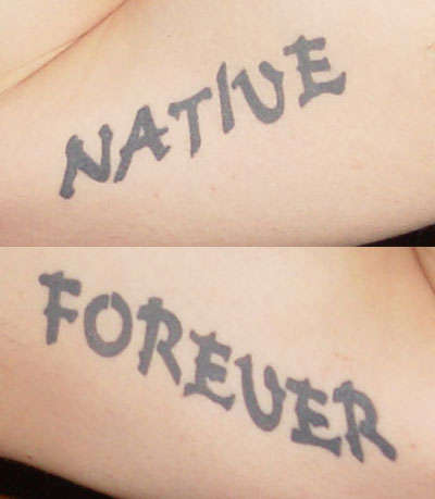 My first words tattoo