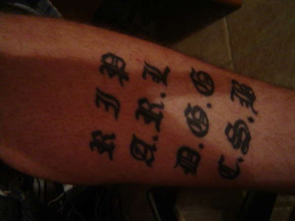 Rest In Peace tattoo