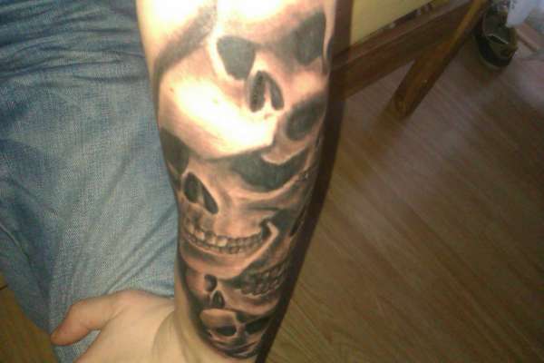 my skulls tattoo