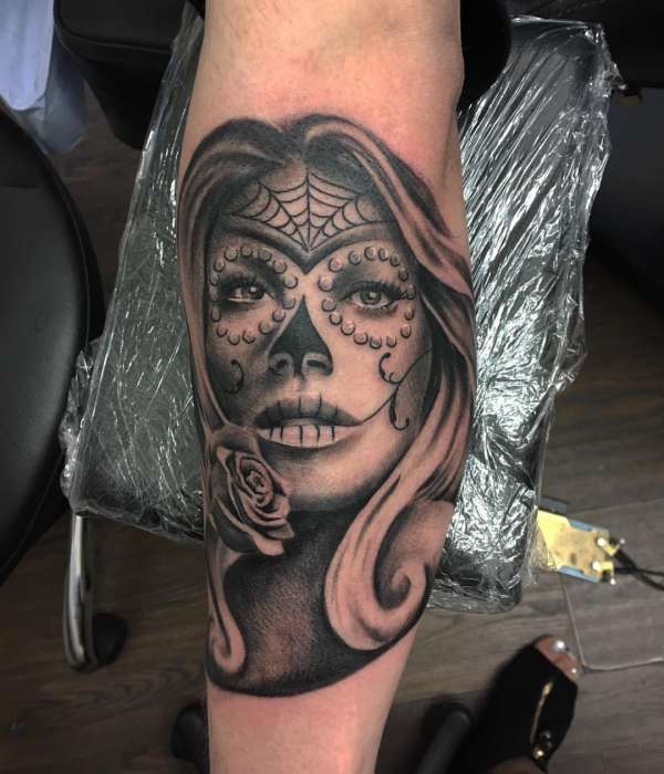 Day of the dead tattoo