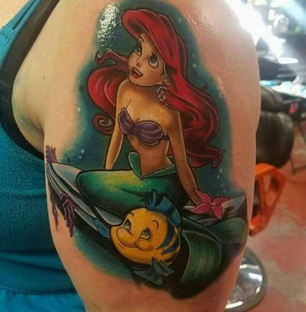 Disney's Little Mermaid tattoo