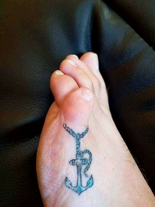 My overlapping pinky toe tattoo tattoo