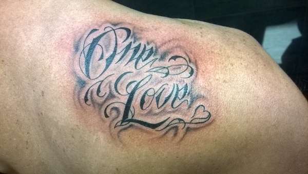 One Love Tat tattoo