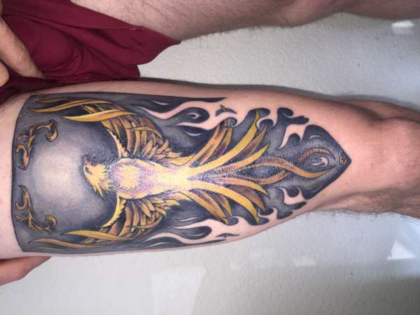 Pheniox armour tattoo