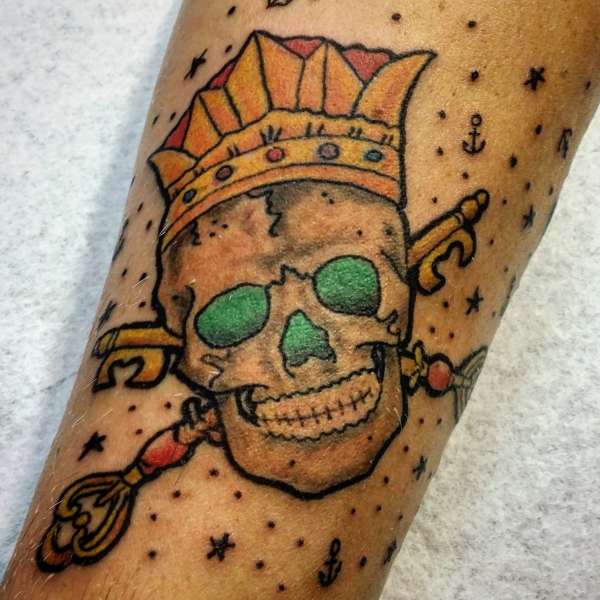 Skull tattoo bt Twiztid Freek tattoo