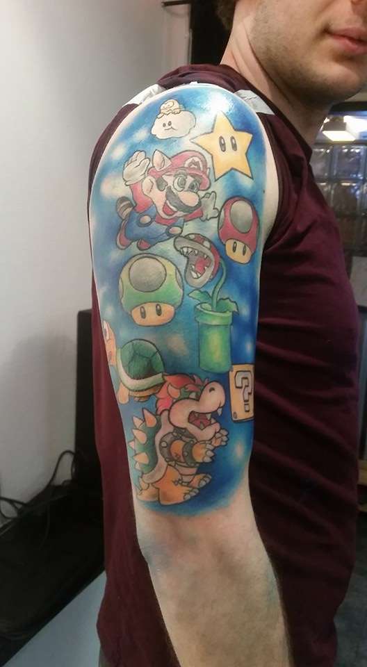 Super Mario Tattoo tattoo