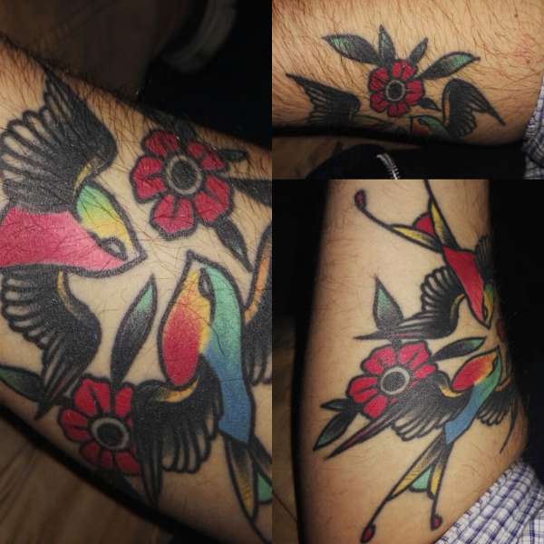 Swallow traditional tattoo