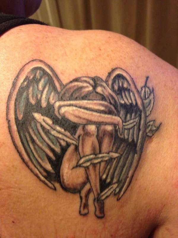 angel tattoo