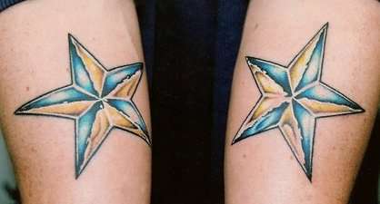 chrome stars tattoo