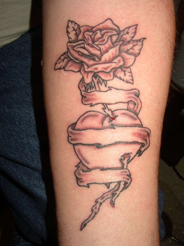 Rose (not finished) tattoo