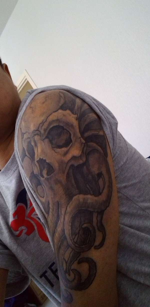 octoskull tattoo