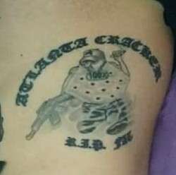 ATLANTA CRACKER tattoo