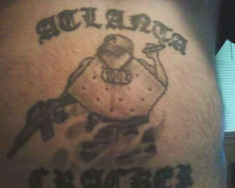 Atlanta Cracker tattoo