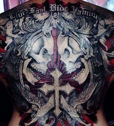 Good vs Evil tattoo