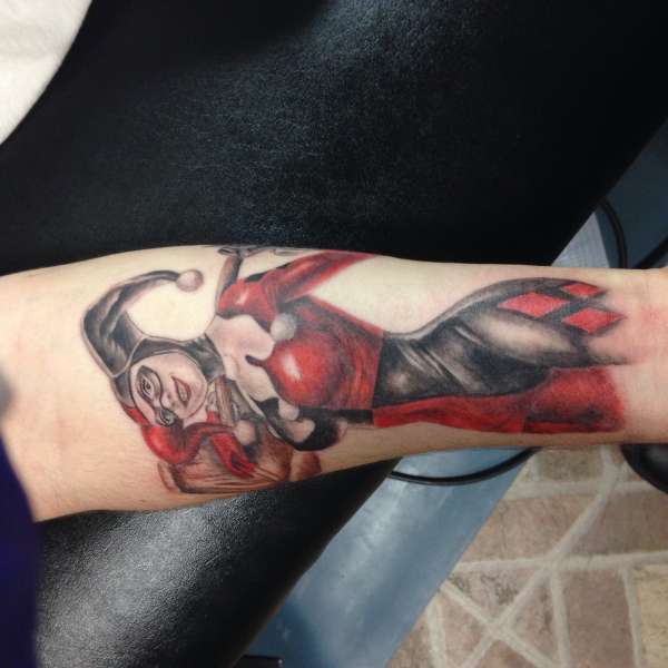 Harley Quinn Portrait tattoo