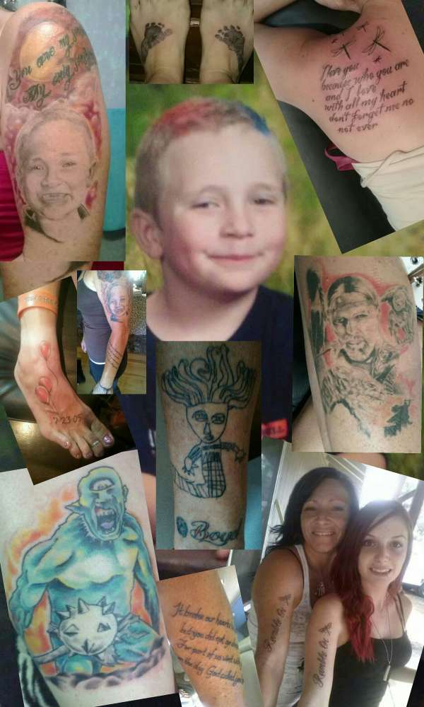 Tattoos for our angel Boyd Steel forever 7 tattoo