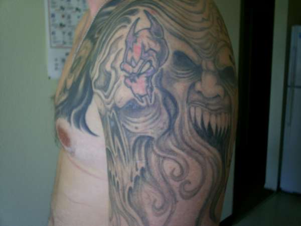 left arm tattoo