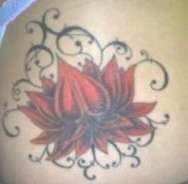 lotus & tribal tattoo