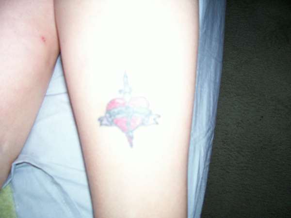 broken heart tattoo