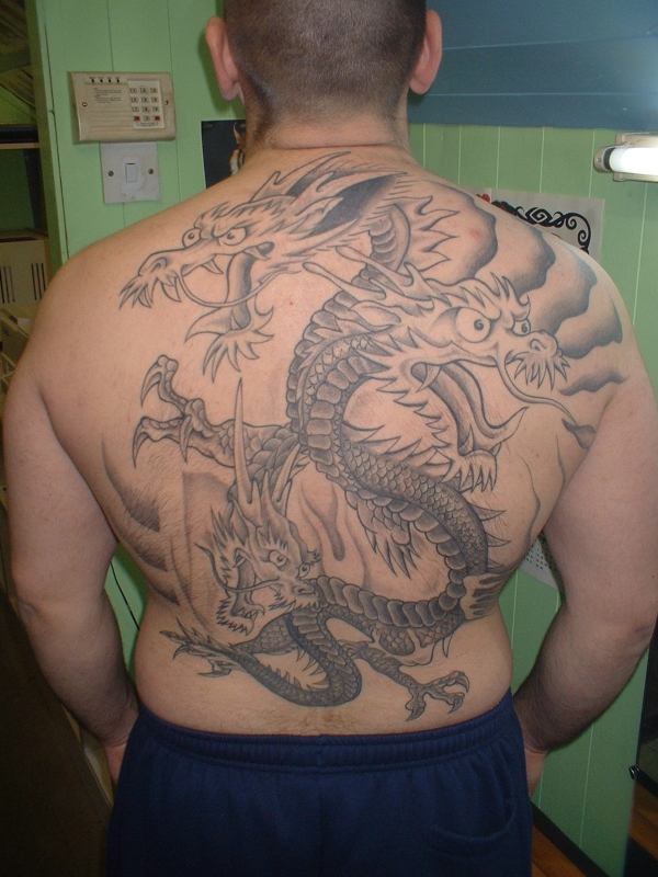 3 headed dragon tattoo