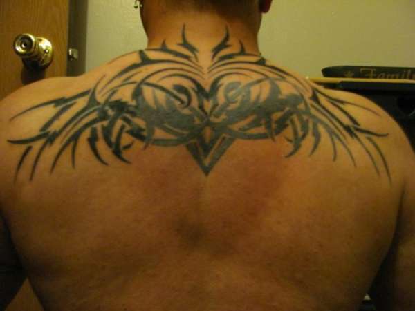 Back tribal tattoo
