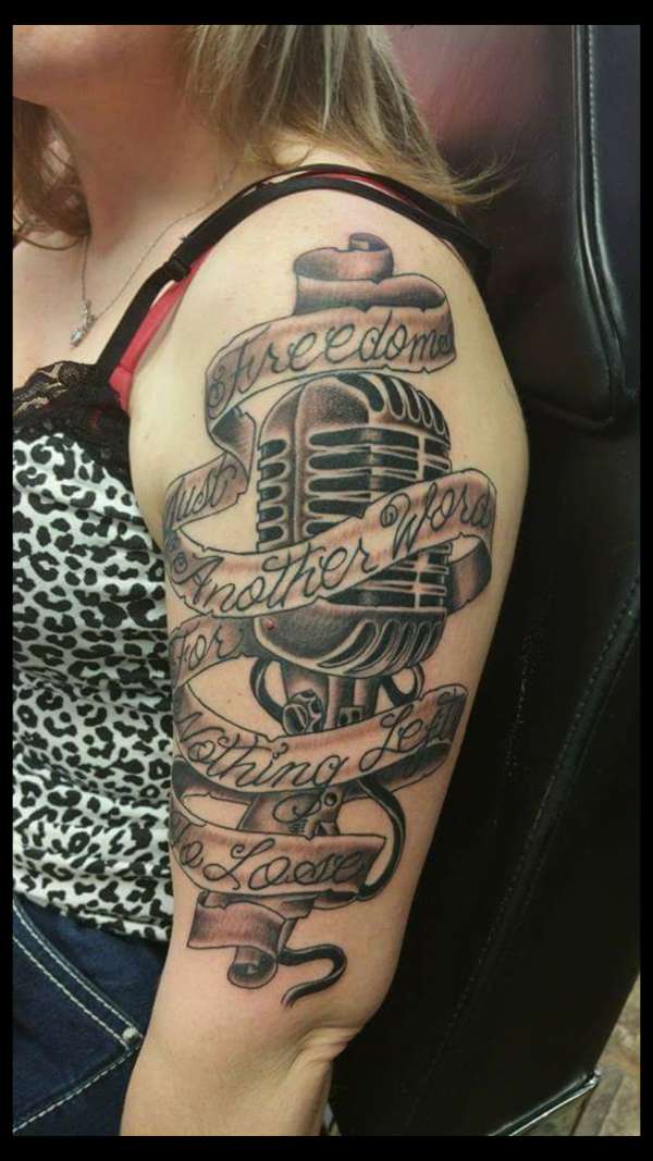 Janis Joplin tribute tattoo