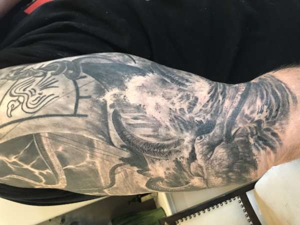 Kraken attack tattoo