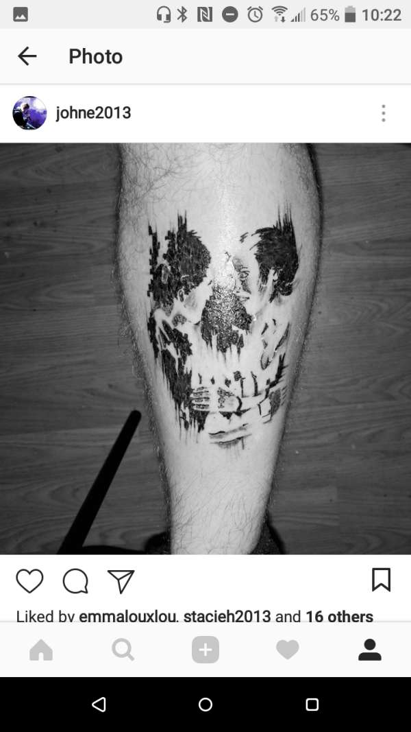 Loved to death tattoo