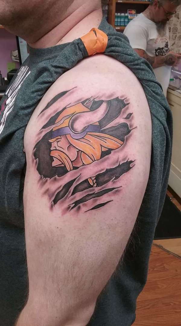 Minnesota Vikings tattoo
