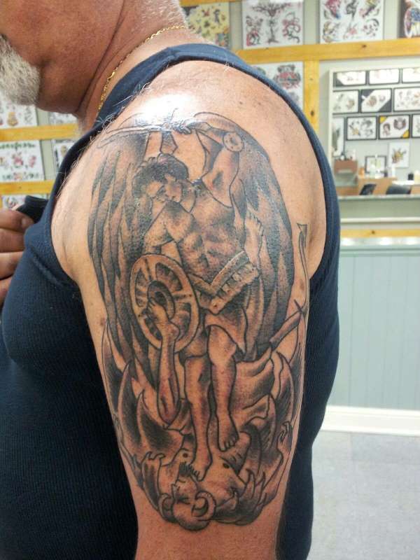 St  Michael tattoo