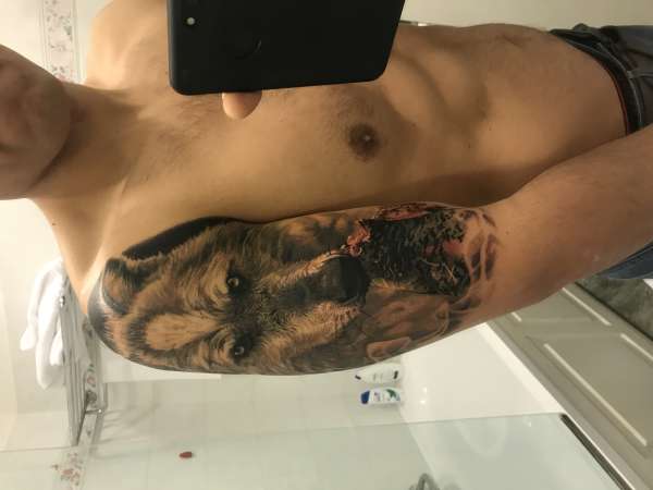 Wolf tattoo tattoo
