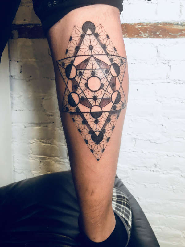geometric tattoo tattoo