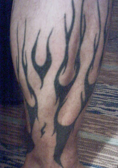 Tribal Flame tattoo
