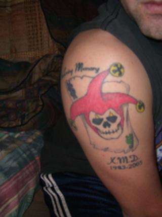 Memoriam Tattoo for cousin tattoo