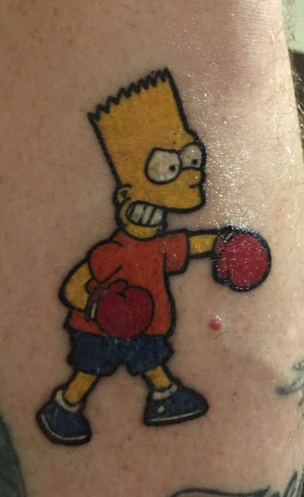 Bart Simpson tattoo tattoo