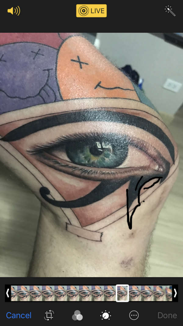 Eygptian Eye tattoo